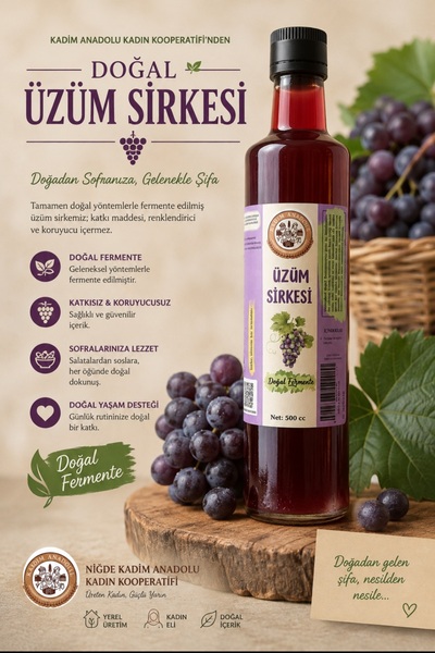 Kadın Kooperatifi Üzüm Sirkesi