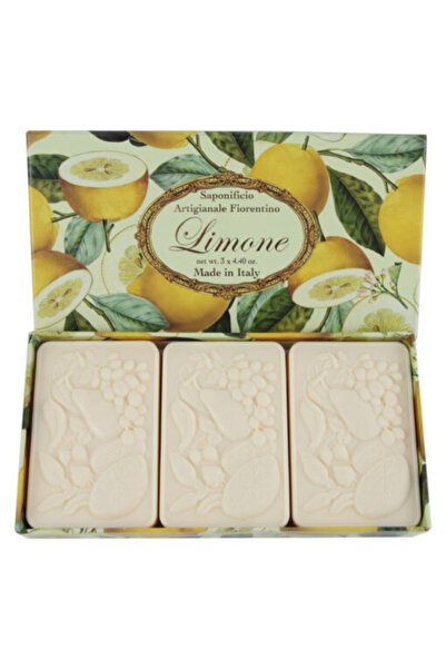 Saponificio Artigianale Fiorentino Set sapun Limone 3×125 gr – Lamaie