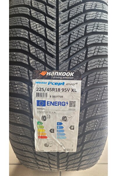 Hankook 225/45R18 Winter İ-cept EVO4 W340 95V XL Set Olarak(4 ADET) 2026 Üretim*