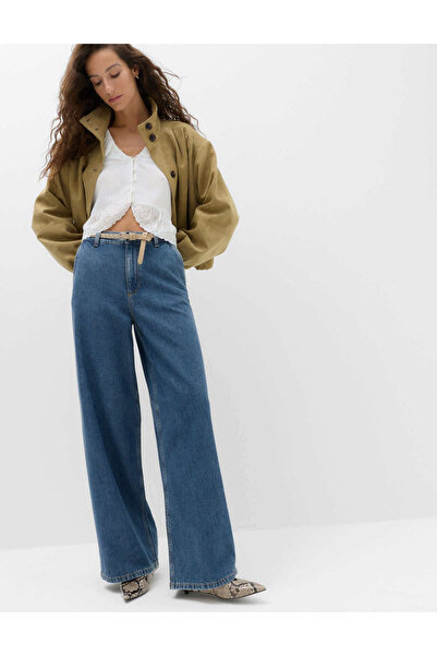 Marks & Spencer Geniş Paça Jean Pantolon