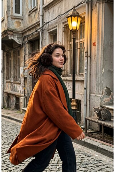 emybox Soft Peluş Kulaklık - Kışlık Sıcak Tutan Kulak Koruyucu Yumuşak Dokulu Faux Fur Kadın Kulaklığı