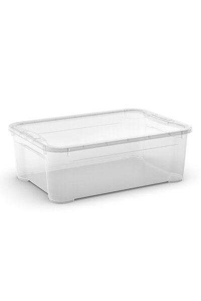 OEM Κουτί αποθήκευσης Curver T-Box, με καπάκι, πλαστικό, ορθογώνιο, διαφανές,...