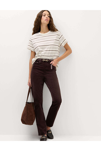 Marks & Spencer Straight Leg Kadife Pantolon