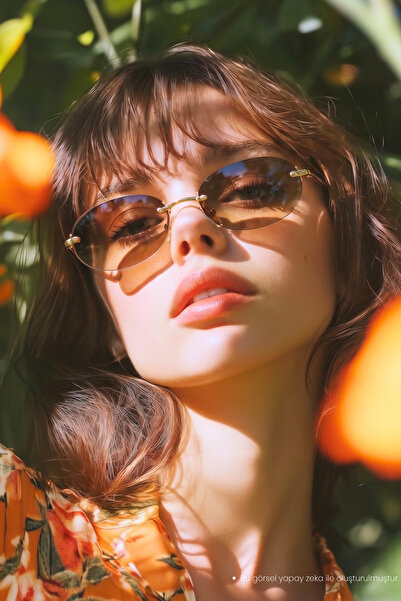 Vogue VO 4342S 848/73 55 Kadın Güneş Gözlüğü Soluk Altın Kahverengi
