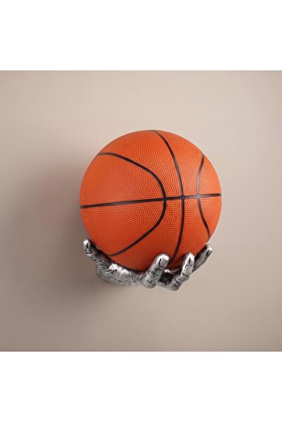 SUME Dekoratif El Şeklinde Duvara Monte Basketbol,Futbol Topu Tutucu Reçine O...