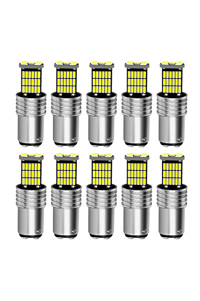 Choice 10 قطع مصابيح LED فائقة السطوع 1157 bay15d 1156 BA15S 1157 BAY15D 4014...