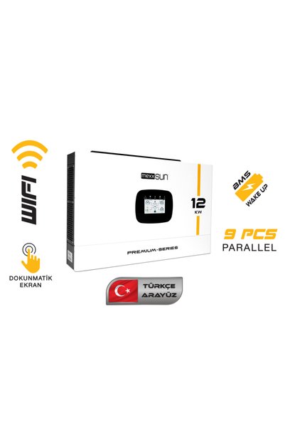 MEXXSUN Premium 12kW 48V Akıllı Off-Grid Hibrit İnverter Çift Paralel WiFi Dual Output MEXX-P12kW