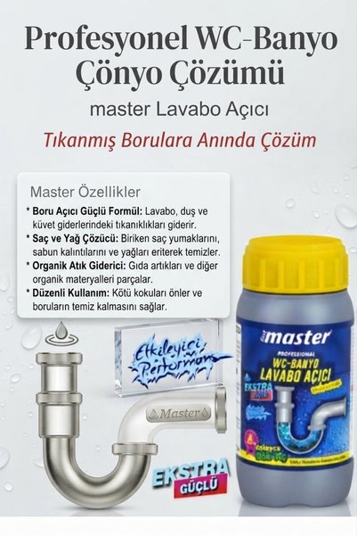 KL HOME LAVABO AÇIÇI SIVI - 1000GR- Harc Acıcısı 1KG