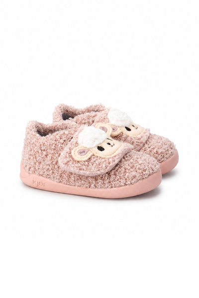 IGOR Homie Oveja Kız Çocuk Koyun Desenli Panduf - Soft Pembe W10348-197