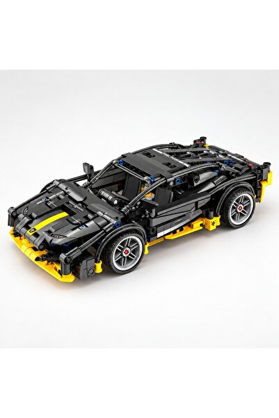 Toy Set de construcție Supercar negru, 589 piese, mecanism pull-back, scară 1...