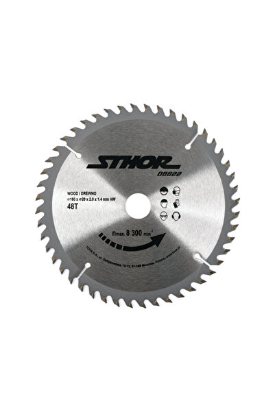 Sthor Pânză de ferăstrău circular pentru lemn 160 x 48 x 20 mm, 48 dinți
