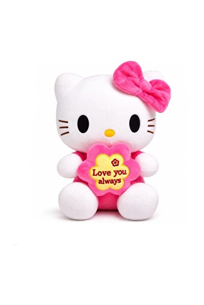 MASHASHOP Плюшена играчка-талисман, Hello Kitty с послание, MASHASHOP, розова...