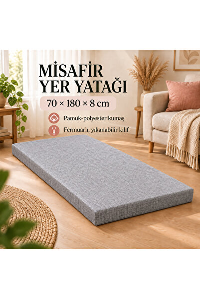 Vip Home Concept Market Ürünleri Tek Parça Sünger Yatak 8 CM, Yer Yatağı, Bal...
