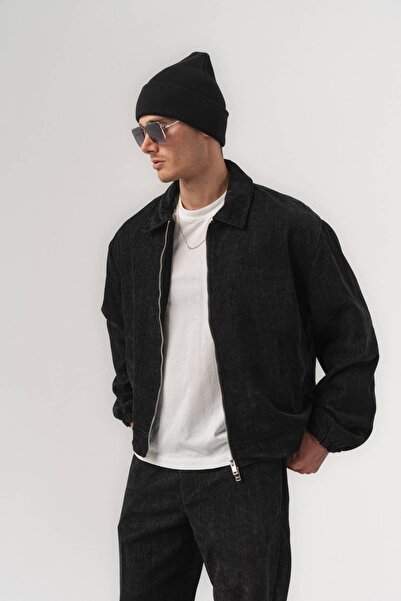 go gang own Velour Zippered Soft Textured Velvet Men's Coat