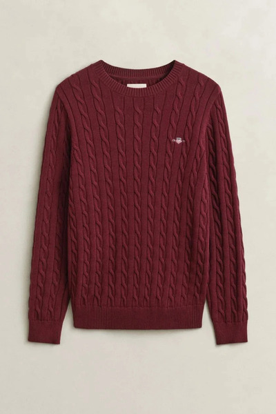 Gant Men's Red Regular Fit Sweater