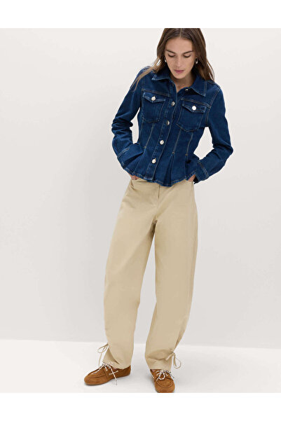 Marks & Spencer Keten Karışımlı Pantolon