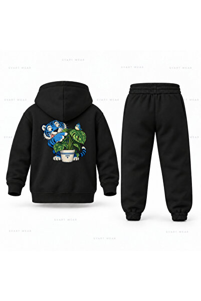 SVART WEAR طقم بدلة رياضية للأطفال مطبوع عليه KPop Demon Hunters Derpy Saksi