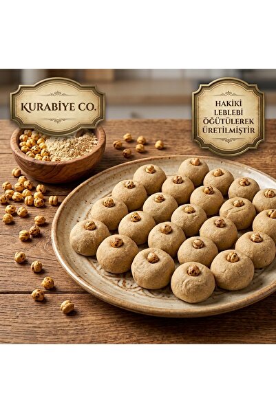 Leblebili Kurabiye 265 g – Hakiki Leblebiden Öğütülmüş, Geleneksel El Yapımı Kuru Pasta 12-13 Adet