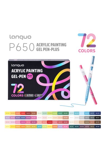 Choice 72 Colors Box Set Languo 6/24/36/54/72/90 Colors Acrylic Painting Hand...