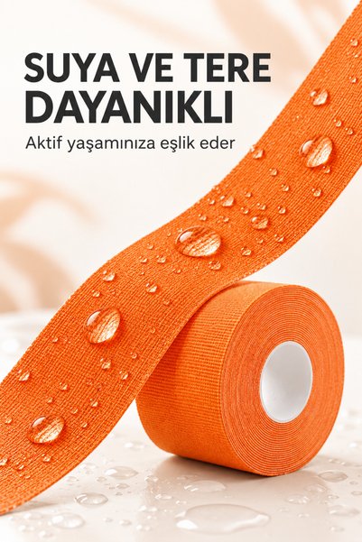 OYPA LİFE SPORCU BANDI - KİNEZYO BANT - AĞRI BANDI - TURUNCU