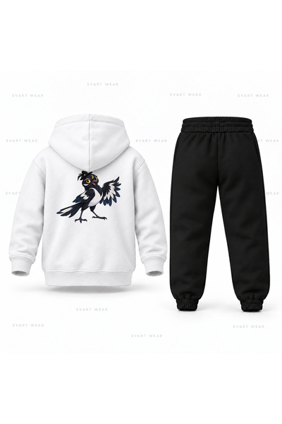 SVART WEAR طقم بدلة رياضية للأطفال مطبوع عليه KPop Demon Hunters Sussie Üc GoZ