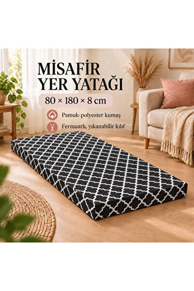 Vip Home Concept Tek Parça Sünger Yatak 8 CM, Yer Yatağı, Balkon Yer Minderi,...