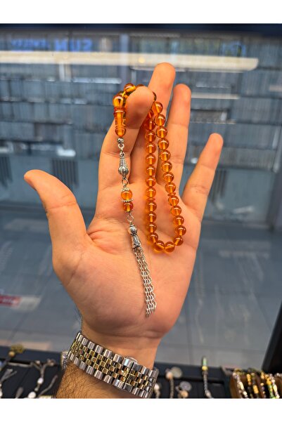 Ateş Kehribar bilek boy 7:5x7.5 Mm ölçüsünde TR