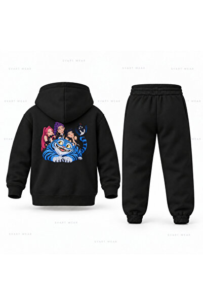 SVART WEAR طقم بدلة رياضية للأطفال مطبوع عليه KPop Demon Hunters Sussie Yan B...
