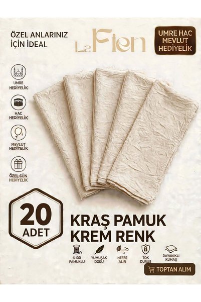 La Fien Bamboo Kashmir Solid Color Stitched Cotton Scarf (20 Pcs) 100X100Cm