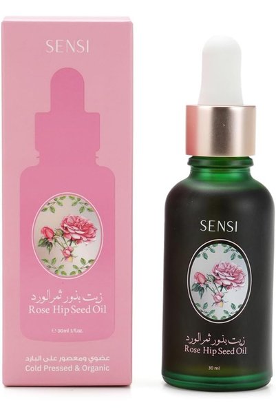 SENSİ زيت بذور ثمر الورد، زيت عضوي معصور على البارد للوجه، غني بفيتامين أ وال...