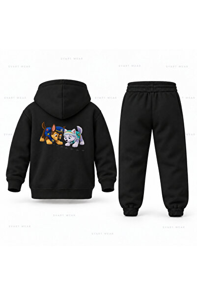 SVART WEAR Paw Patrol Chase Everest Izler Printed Children's Hooded Tracksuit...