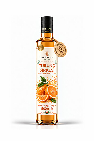 Bala Hatun Turunç Sirkesi 500ml - Doğal Fermantasyon - Bitter Orange Vinegar