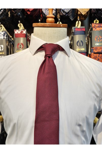 CROATE Premium 100% Silk Knitwear Men's Tie Special Textured Italian Design