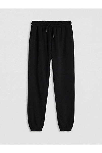 LC Waikiki Girl's Black Knitted Pants