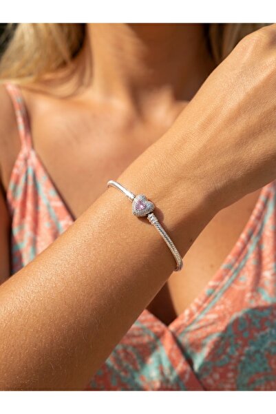 İNN JEWELLERY Kalp Figürlü Charmlı Bileklik