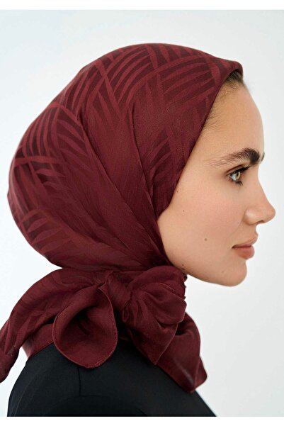 Imannoor İMAN KARE NAİA EŞARP BORDO 95x95