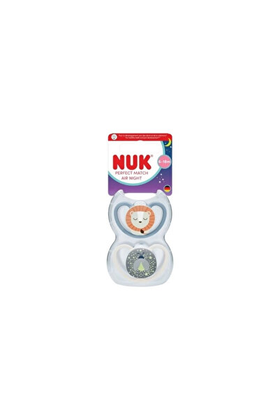 Nuk Perfect Match Air Night Silicone Pacifier 6-18 Months