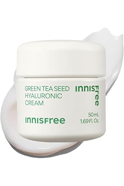 Innisfree كريم حمض الهيالورونيك ببذور الشاي الأخضر مع مركب تعزيز الحاجز وسيرا...
