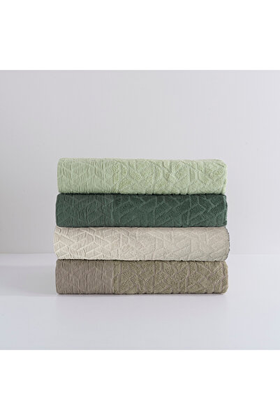 ALTINBAŞAK TEKSTİL Edmand Bamboo Jacquard 4-Piece Towel Set Asorti 50X90 Asorti