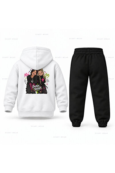 SVART WEAR طقم بدلة رياضية للأطفال مطبوع عليه KPop Demon Hunters Mira Zoey Gulus