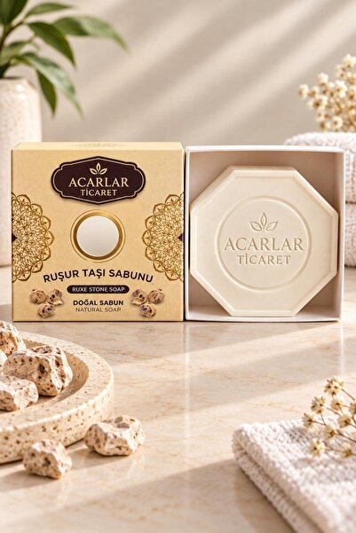 Acarlar Ticaret Rüşur Taşı Sabunu Güçlü Doğal Peeling ve Derin Temizleyici Ci...