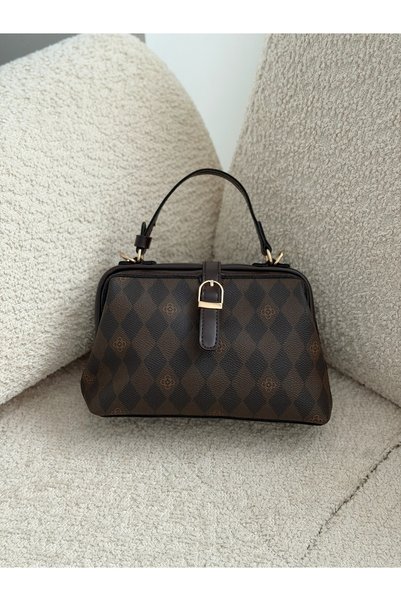 STİL SİDELYA Suede Scholarship Hand and Shoulder Women's Bag