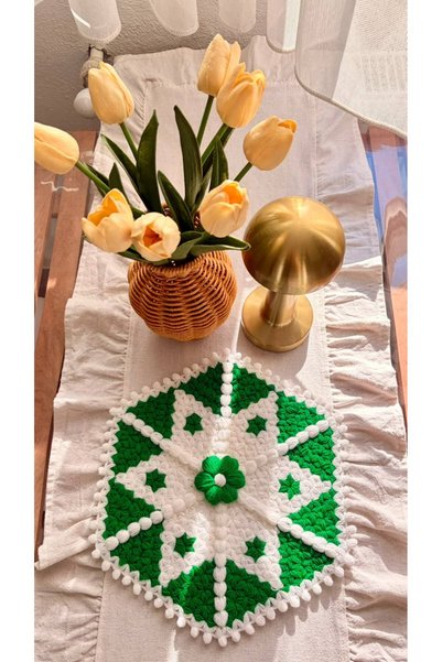 ONTİC Special Design Hand-Knitted Dowry Bath Loofah Set - Soft & Durable Knitted Bath Loofah