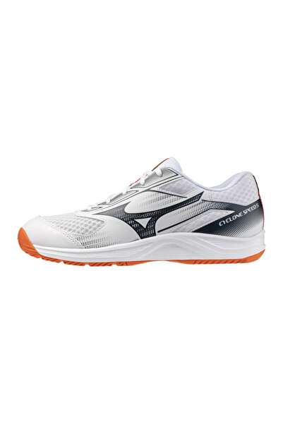 MIZUNO Cyclone Speed 5 Unisex Voleybol Ayakkabısı Beyaz / Gri / Siyah