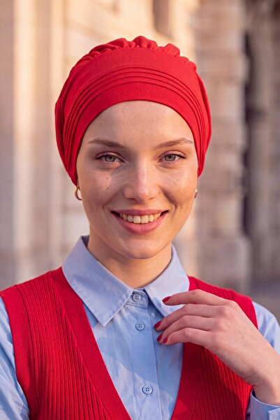 Aisha's Design Ready-Made Turban with Stitched Pleats, Ht-31A