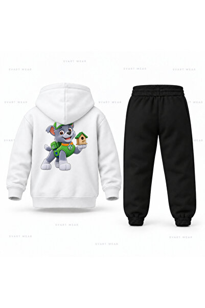 SVART WEAR طقم بدلة رياضية للأطفال مطبوع عليه Rocky Poop Nest من Paw Patrol