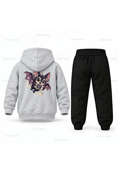 SVART WEAR طقم بدلة رياضية للأطفال مطبوع عليه Six Seven 67 Yarasa Gamer