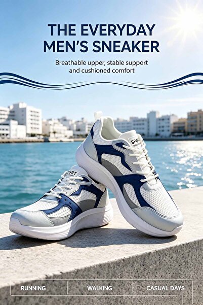 VivoGlobal Shop Stylish Street Sneakers - Durable Outsole & Secure Fit