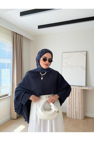 HİFADEN Women's Oversize Loose Bat Sleeve Stylish and Comfortable Daily Hijab...