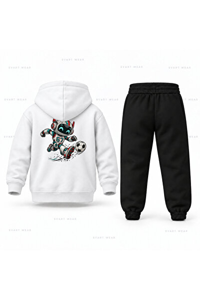 SVART WEAR طقم بدلة رياضية للأطفال مطبوع عليه Six Seven 67 Robot Football